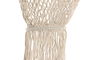 DKD Home Decor Pantalla de Macrame Crudo Algodon 30 x 80 x 30 cm