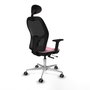 PIQUERAS Y CRESPO Silla de oficina Jorquera Rosa con Mecanismo Sincro/Traslack