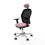 PIQUERAS Y CRESPO Silla de oficina Jorquera Rosa con Mecanismo Sincro/Traslack