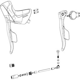Sram Kit de pistones Pushroad para manetas de cambio Red AXS E1 - 2 unidades