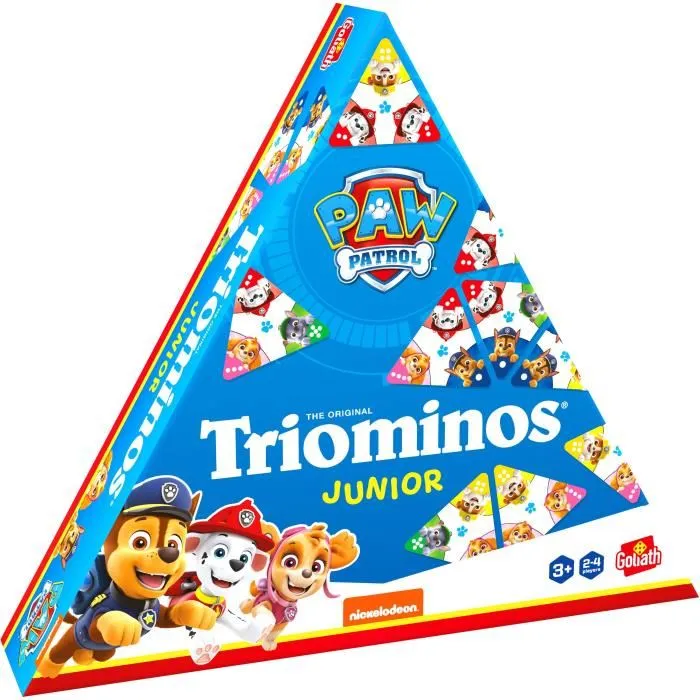 Goliath GOL8720077316508 Paw Patrol Junior Triominos Juego de Mesa Dominó Triangular para Niños de 3 Años Goliath GOL8720077316508 Paw Patrol Junior Triominos Juego de Mesa Dominó Triangular para Niños de 3 Años