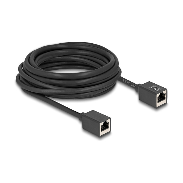 DeLOCK 90334 Prolongador Ethernet Cat6a S/FTP 7,5 m Negro DeLOCK 90334 Prolongador Ethernet Cat6a S/FTP 7,5 m Negro