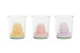 DKD Home Decor Set de Velas Tulipán Surtido de Colores