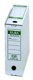 Caja Archivo Definitivo Carton Elba A4 95Mm (8340100) (Set de 50)