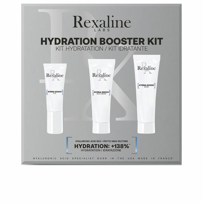 Rexaline Hydra Shock Hydration Booster Travel Kit de 3 piezas