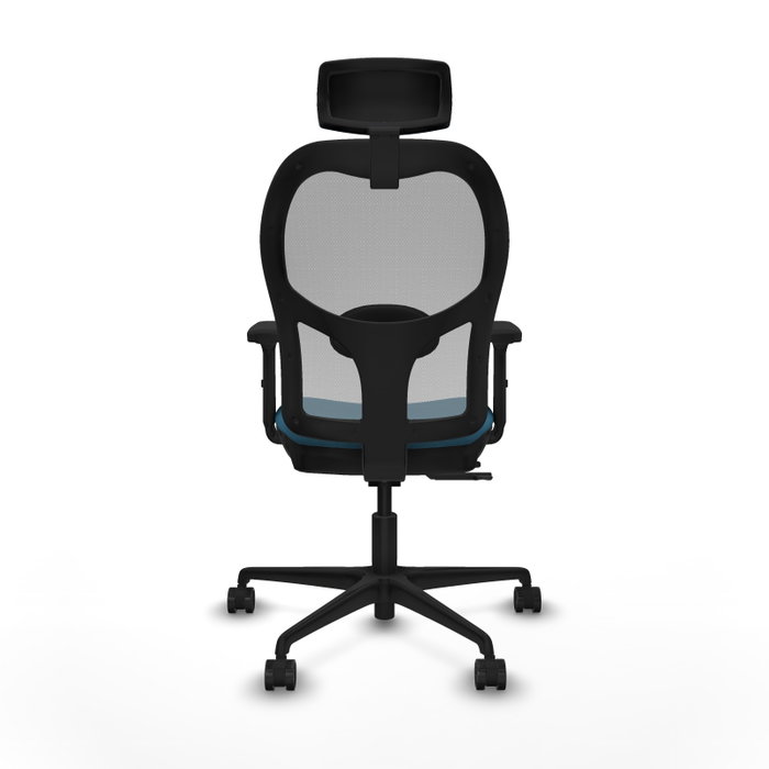 PIQUERAS Y CRESPO Silla de oficina Jorquera con mecanismo Sincro/Traslack, Verde petróleo y Gris PIQUERAS Y CRESPO Silla de oficina Jorquera con mecanismo Sincro/Traslack, Verde petróleo y Gris