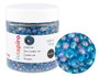 Innspiro Rocalla de Vidrio Redonda Aurora Boreale Azul Infantil 3,8mm, 120g