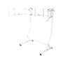 Thermaltake GSC-MSP-MDSLWH-01 Soporte para 3 Monitores, Blanco, para Pantallas de hasta 55", Carga 60 kg, Ajuste de Altura y Rotación