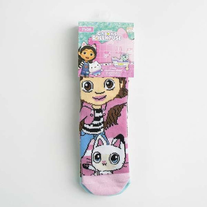 Cerdá Pack de 3 Calcetines Gabby's Dollhouse Talla 27-30 Multicolor Cerdá Pack de 3 Calcetines Gabby's Dollhouse Talla 27-30 Multicolor