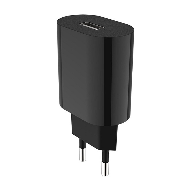 Realpower RealPower FreeCharge-10 Cargador Inalambrico de 10W con Adaptador AC y Cable MicroUSB 1m, Color Negro/Azul, Compatible con Smartphones