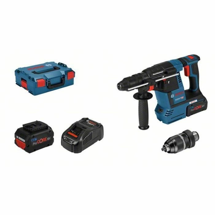 Bosch Professional GBH 18V-26F Taladro percutor SDS Plus con 2 baterías ProCore 5,5Ah, Cargador y L-Boxx Bosch Professional GBH 18V-26F Taladro percutor SDS Plus con 2 baterías ProCore 5,5Ah, Cargador y L-Boxx