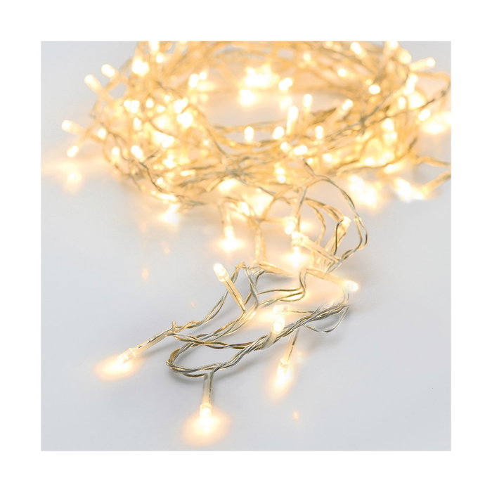 Guirnalda de 96 LEDs Blanco Cálido 7,50 m Multifunción a Pilas