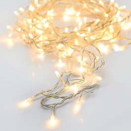 Guirnalda de 96 LEDs Blanco Cálido 7,50 m Multifunción a Pilas