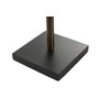 DKD Home Decor Lámpara de Sobremesa en Acero Patinado Bronce