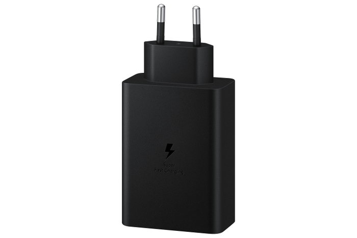 Samsung Cargador Trio EP-T6530NBEGEU 65W Negro con 2x USB-C y 1x USB-A