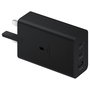 Samsung Cargador de Pared EP-T6530NBE 65W, 2 Puertos USB-C y 1 Puerto USB para Carga Rápida