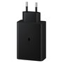 Samsung Cargador de Pared EP-T6530NBE 65W, 2 Puertos USB-C y 1 Puerto USB para Carga Rápida
