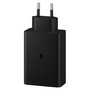 Samsung Cargador de Pared EP-T6530NBE 65W, 2 Puertos USB-C y 1 Puerto USB para Carga Rápida