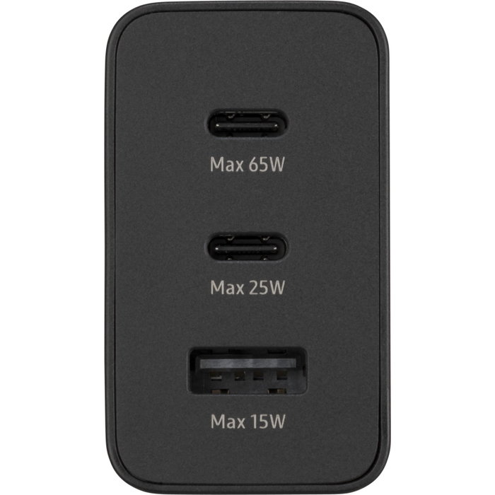 Samsung Cargador Trio 65W EP-T6530NBEGEU Negro