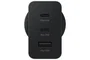 Samsung EP-T6530 Cargador de Pared 65W Negro, con 2 Puertos USB-C y 1 Puerto USB, para Portátil, Smartphone, Tableta y más