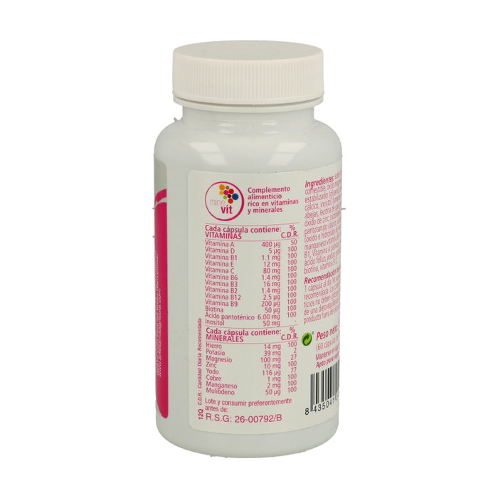 Plantis Minevit 60 cápsulas Plantis Minevit 60 cápsulas