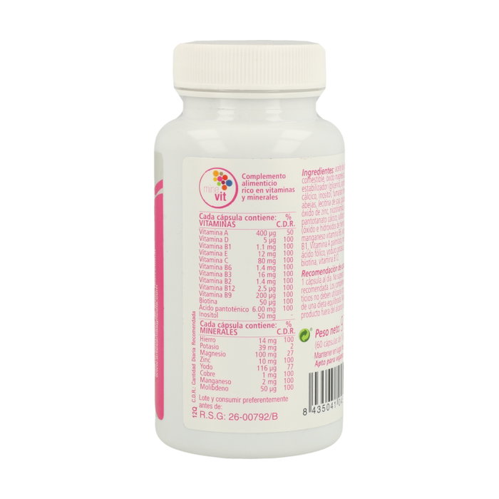 Plantis Minevit 60 cápsulas Plantis Minevit 60 cápsulas