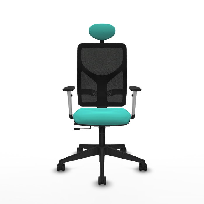 PIQUERAS Y CRESPO Silla de oficina Motilla con mecanismo Sincro/Traslack Turquesa y Negro PIQUERAS Y CRESPO Silla de oficina Motilla con mecanismo Sincro/Traslack Turquesa y Negro