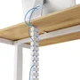 Fellowes 100136872 Organizador de Cables en Espiral Vértebra Pasacables Blanco 1.3m