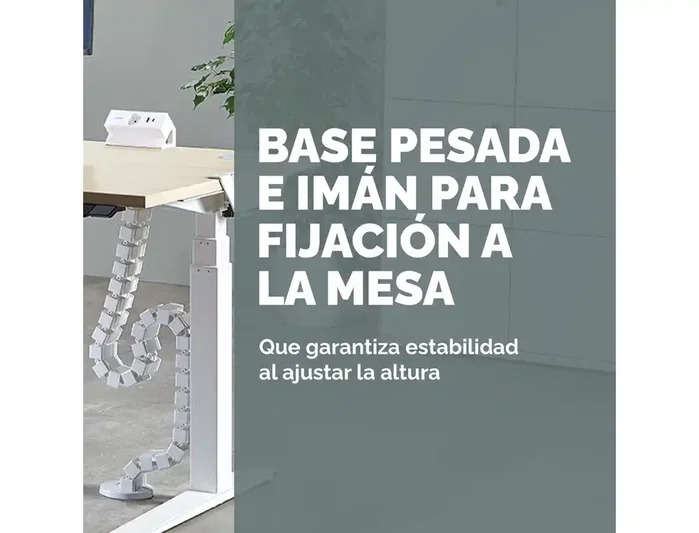 Fellowes Organizador de cables en espiral Blanco 1.3m