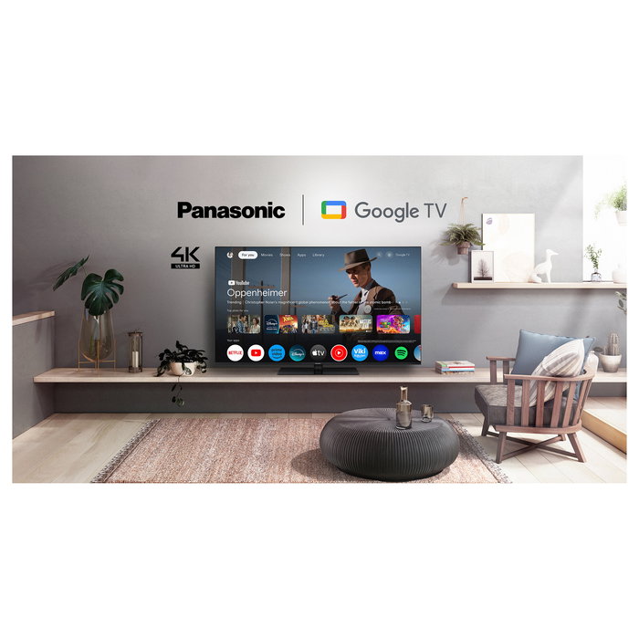 Panasonic TN-55W70AEZ Smart TV LED 4K UHD 55" (139 cm) con Google TV, Dolby Vision Atmos, HDR10, VRR/ALLM, WiFi Bluetooth