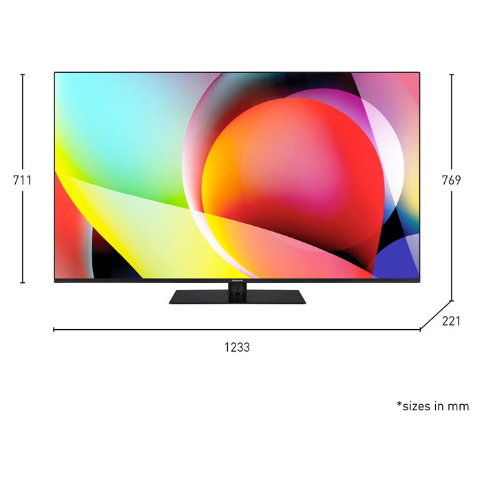 Panasonic TN-55W70AEZ Smart TV LED 4K UHD 55" (139 cm) con Google TV, Dolby Vision Atmos, HDR10, VRR/ALLM, WiFi Bluetooth