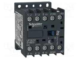 Schneider Electric LP1K1201BD3 Contactor 3-polar 24VDC 12A