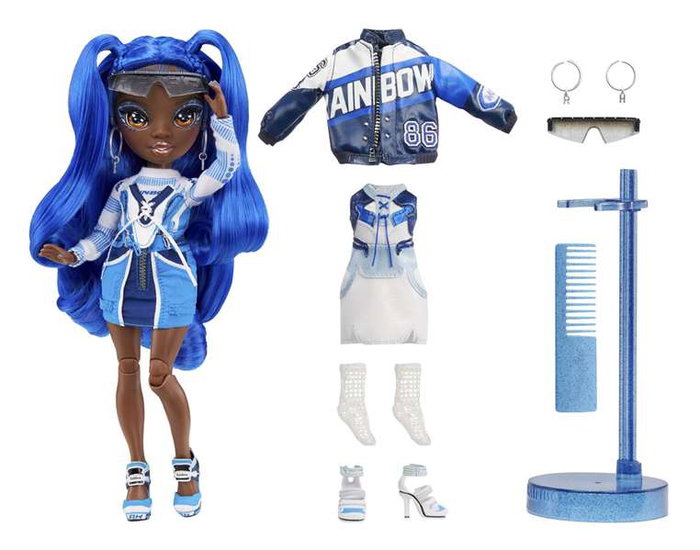 MGA Muñeca Rainbow High Core Fashion Doll- Coco Vanderbalt (Cobalt)
