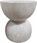DKD Home Decor Mesita Auxiliar Magnesia Símil Mármol