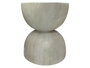 DKD Home Decor Mesita Auxiliar Magnesia Símil Mármol