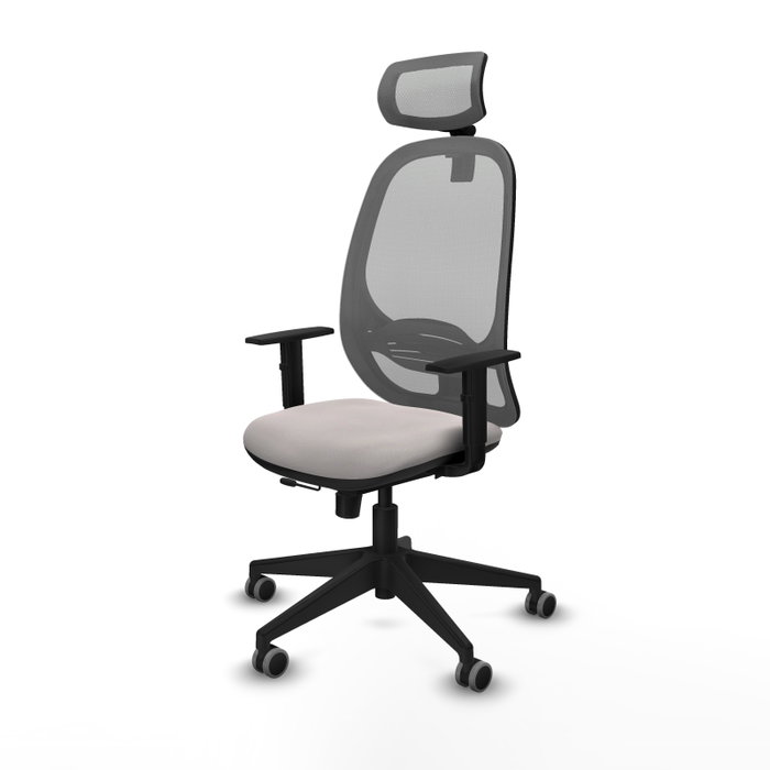 PIQUERAS Y CRESPO Silla de oficina Cilanco Blanco y Gris PIQUERAS Y CRESPO Silla de oficina Cilanco Blanco y Gris