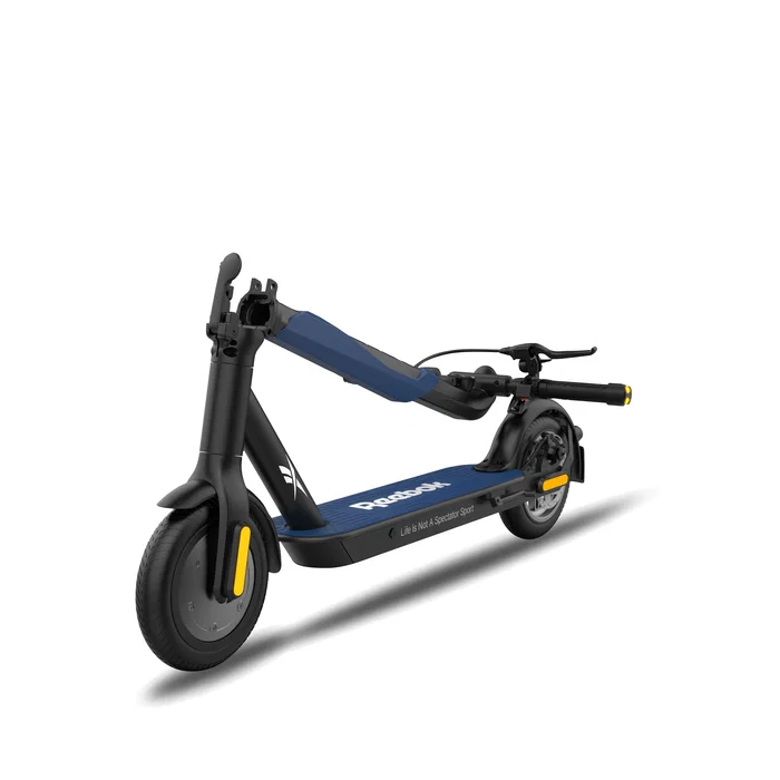 Reebok Patinete Eléctrico RK-URBAN85-78-B, Velocidad 25 km/h, Autonomía 30 km, Batería 36V 7.8Ah, Motor 350W, Ruedas 8.5", Color Negro y Marina, Homologado IPX4