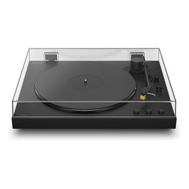 SONY PS-LX5BT Tocadiscos de tracción por correa, Automático, Negro, Con Bluetooth, 33 1/3 y 45 RPM, Plato de aluminio