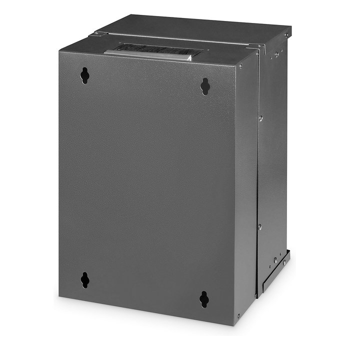 Digitus Bastidor de Pared Rack SOHO Pro 9U 460x315x300 mm (10") Negro, IP20, Capacidad 60 kg, con Puerta de Cristal, Gestión de Cables