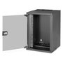 Digitus Bastidor de Pared Rack SOHO Pro 9U 460x315x300 mm (10") Negro, IP20, Capacidad 60 kg, con Puerta de Cristal, Gestión de Cables