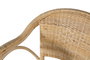Giner y Colomer - Lote de 2 Sillones con Brazos en Bambú Natural y Rattan, 84x55x63 cm