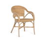 Giner y Colomer - Lote de 2 Sillones con Brazos en Bambú Natural y Rattan, 84x55x63 cm