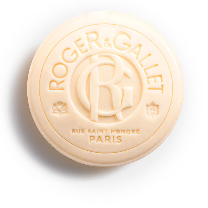 Roger & Gallet Cofre FLEUR DE FIGUIER - Jabón Perfumado para Manos y Cuerpo, 3 Pastillas de Jabón Aromatizadas, Notas de Higuera, Cedro y Almizcle