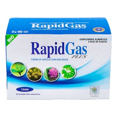 Noefar RapidGas Plus Bio Tisana de 20 bolsitas