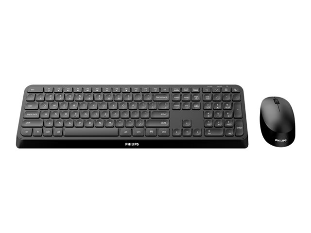 Philips SPT6307B/16 Kit de Teclado y Ratón Inalámbrico QWERTY Inglés Negro