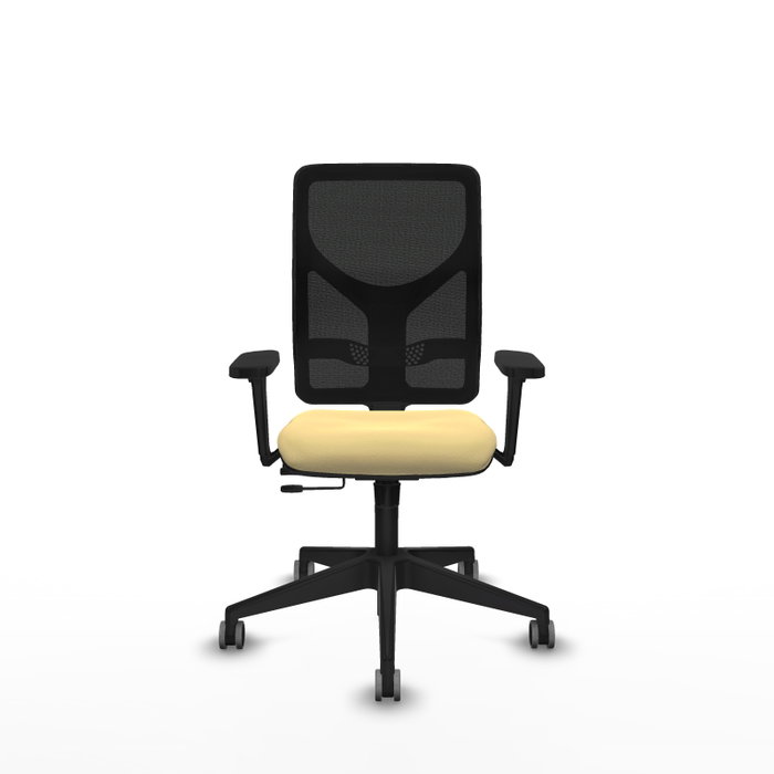 PIQUERAS Y CRESPO Silla de oficina Motilla con mecanismo Sincro/Traslack, Crema y Negro PIQUERAS Y CRESPO Silla de oficina Motilla con mecanismo Sincro/Traslack, Crema y Negro