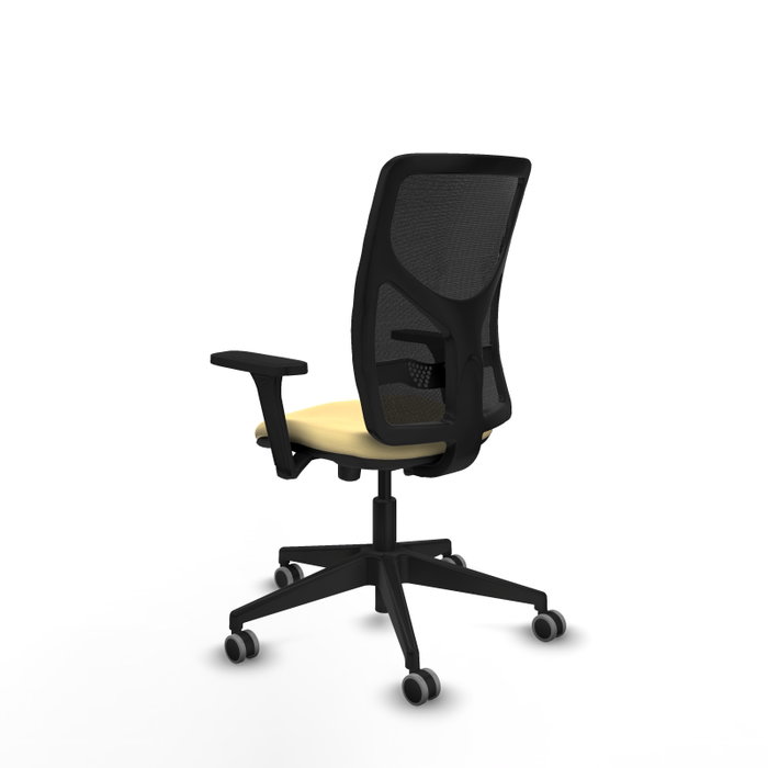 PIQUERAS Y CRESPO Silla de oficina Motilla con mecanismo Sincro/Traslack, Crema y Negro PIQUERAS Y CRESPO Silla de oficina Motilla con mecanismo Sincro/Traslack, Crema y Negro