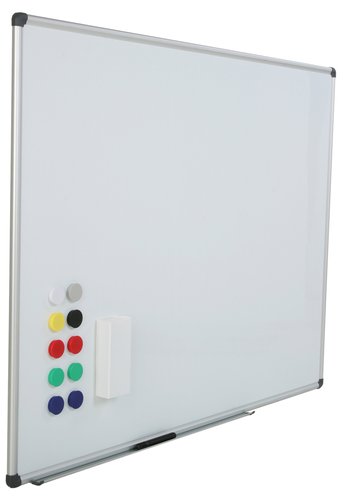 Rocada Pizarra Blanca Magnética de Acero Vitrificado 180x120 cm