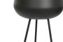 DKD Home Decor Set de 2 Maceteros Metálicos Negros 34x34x69 cm
