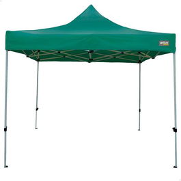 Color Baby Cenador plegable verde 300x300x220 cm, altura ajustable